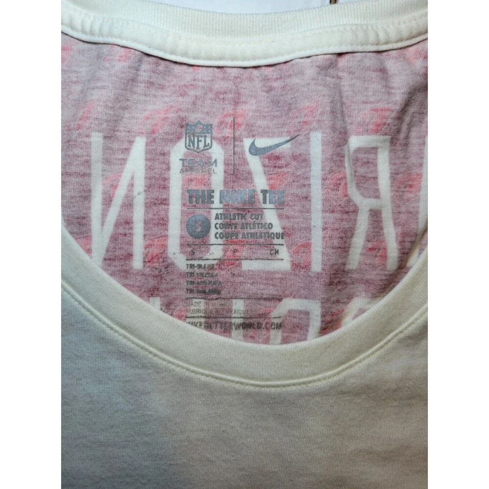 Nike Arizona Cardinals Ivory Cream Red Tapered Bottom Double-Sided Womens‎ S.